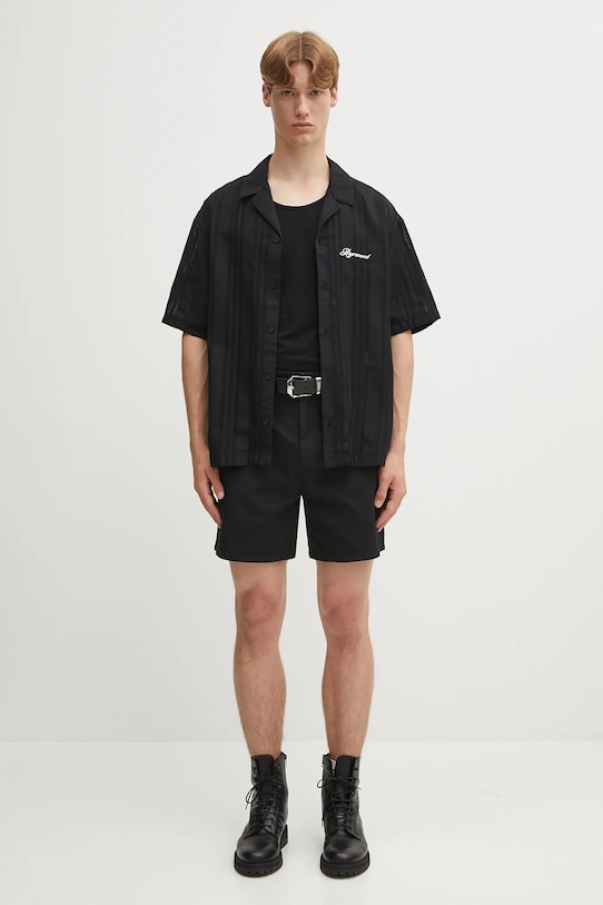 Pamučna košulja Represent Embroidered Bowling Shirt MLM2967.01 crna