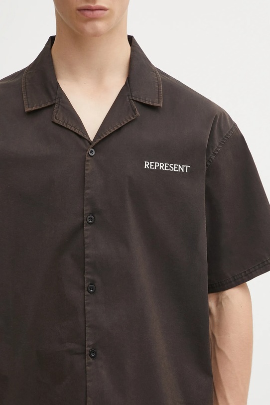 Represent koszula Serif Shirt brązowy MLM21464.01