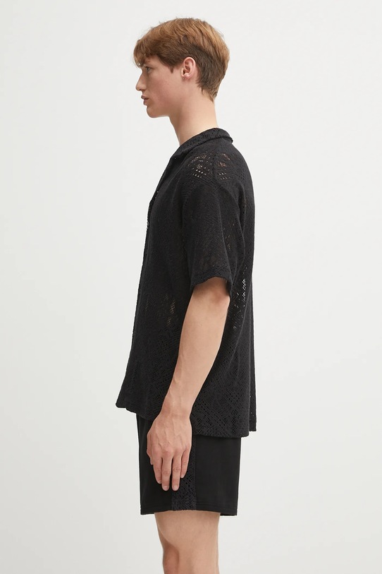 Košulja Represent All Over Crochet Shirt MLM3837.01 crna SS25