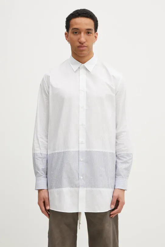 MM6 Maison Margiela camicia in cotone regolare bianco SH0DT0021