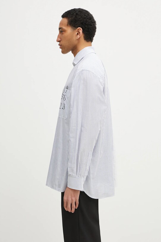 MM6 Maison Margiela camasa din bumbac SH0DT0025 alb SS25