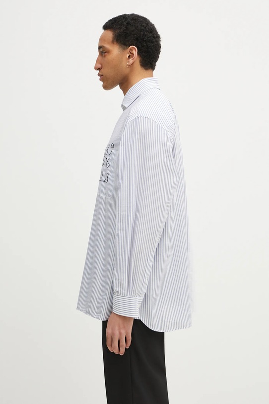 MM6 Maison Margiela camasa din bumbac SH0DT0025 alb SS25