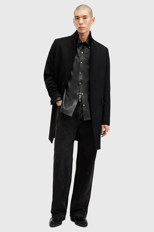 AllSaints bőr ing DRAVEN M071SB