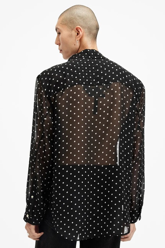 Srajca AllSaints SANGHA M105SB črna