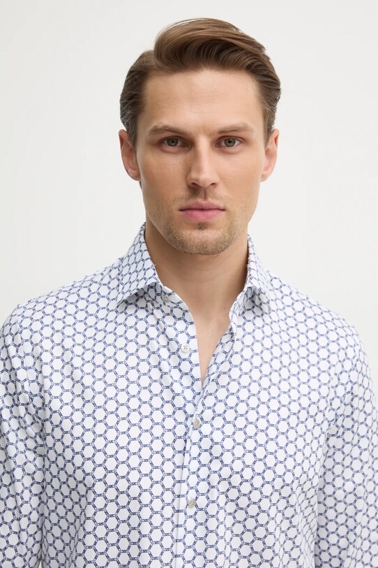 Бавовняна сорочка Michael Kors білий MK0DS01552