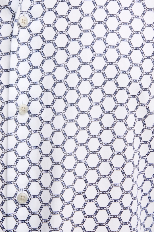 Бавовняна сорочка Michael Kors MK0DS01552 білий