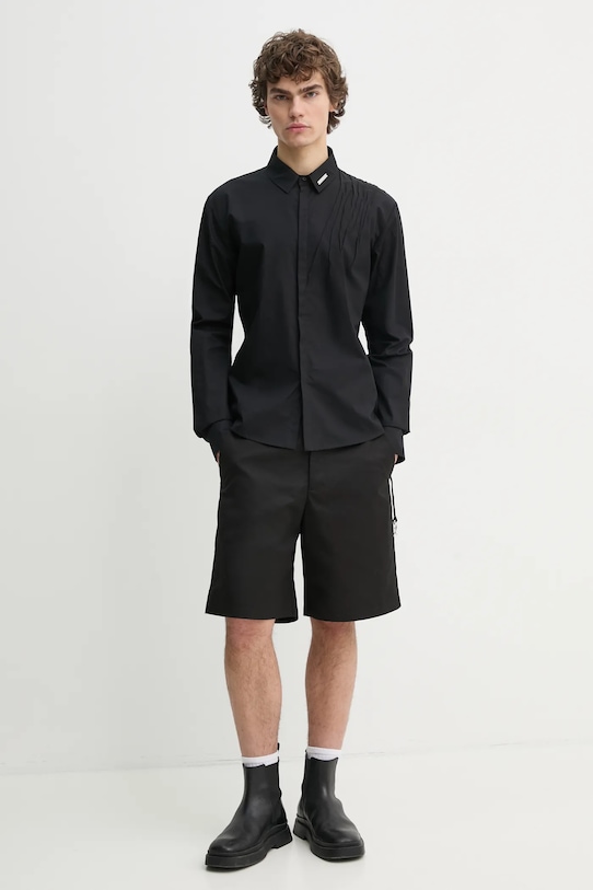 Heliot Emil camasa din bumbac SS25.M.05.061.BLK01 negru SS25