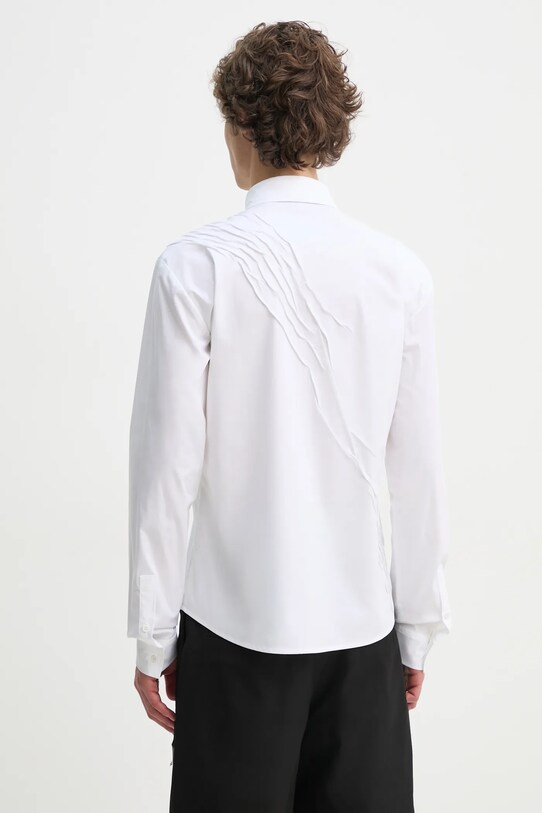 Дрехи Памучна риза Heliot Emil SS25.M.05.061.WHT02 бял