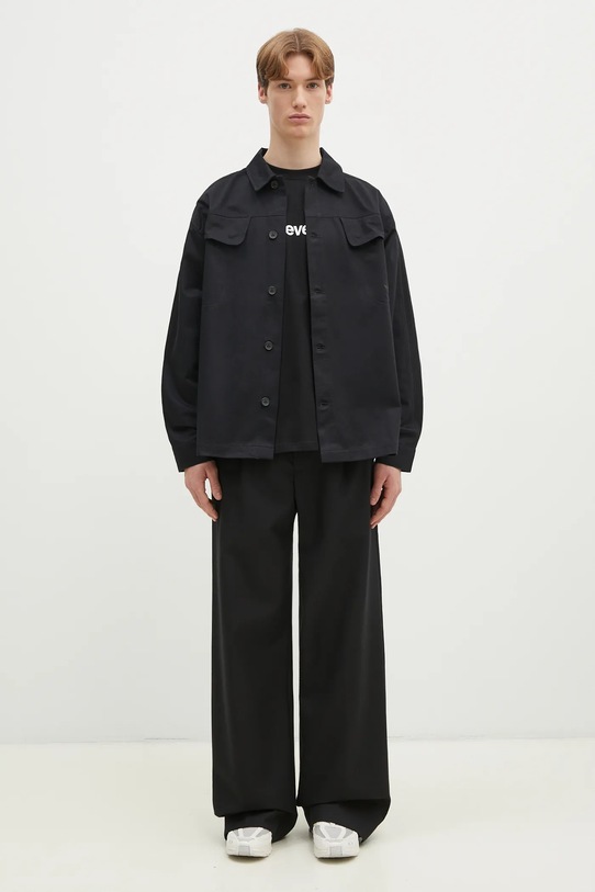 Pamučna košulja adidas Originals Essential JC9602 crna