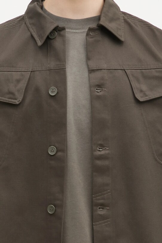 adidas Originals cămașă din bumbac Premium Essentials Shirt verde JD3343