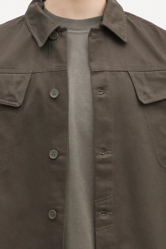 Bavlněná košile adidas Originals Premium Essentials Shirt zelená JD3343