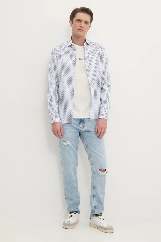 Îmbrăcăminte Hackett London camasa HM3010132 alb