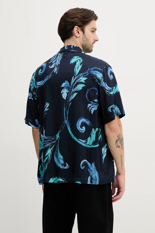 Oblečenie Košeľa Versace Jeans Couture 78GAL2B0.NS632 tmavomodrá