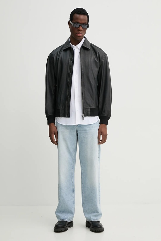 Versace Jeans Couture camasa din bumbac 78GALY11.CN002 alb SS25