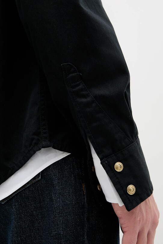 Versace Jeans Couture koszula bawełniana 78GAL250.CDWRB czarny