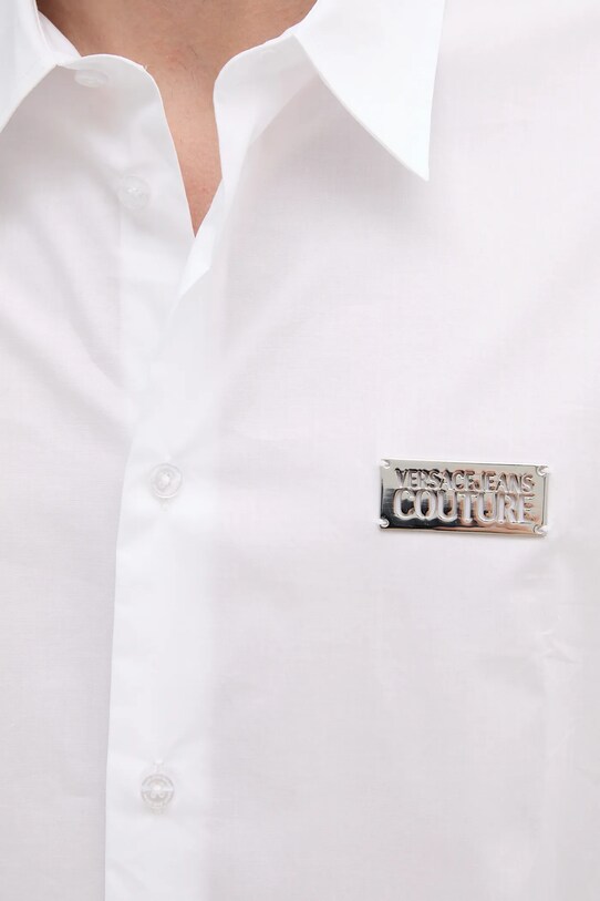 Pamučna košulja Versace Jeans Couture 78GALYR1.CN002 bijela