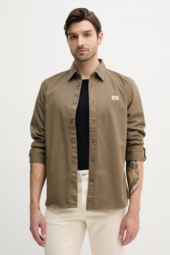 Calvin Klein Jeans camicia verde J30J327585