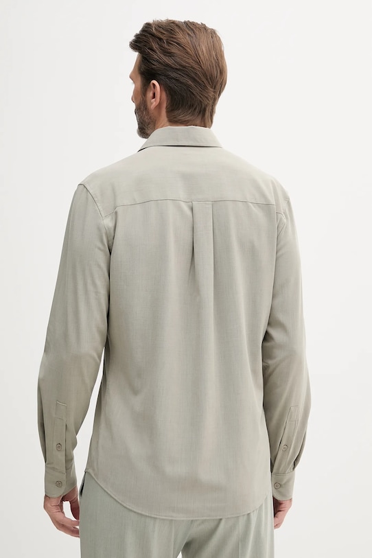 Îmbrăcăminte Sisley cămașă 5QKKSQ04M bej