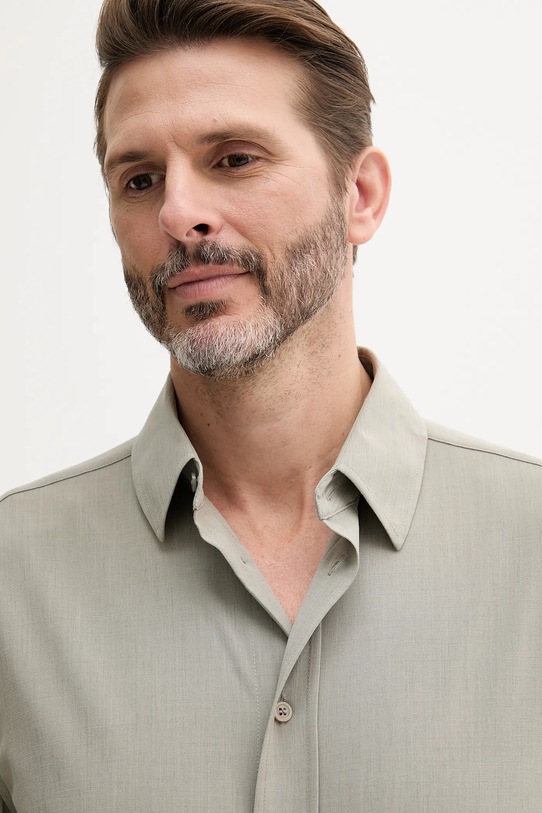 Sisley cămașă bej 5QKKSQ04M