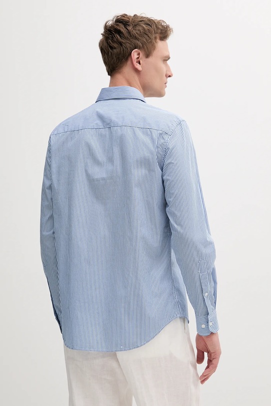 Îmbrăcăminte Sisley cămașă din bumbac 5MVUSQ04D albastru