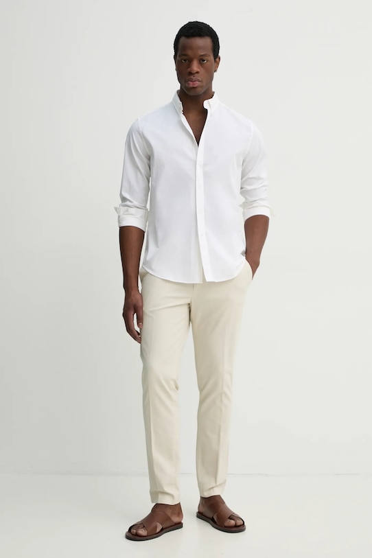 Рубашка Sisley 58FJSQ04F бежевый SS25