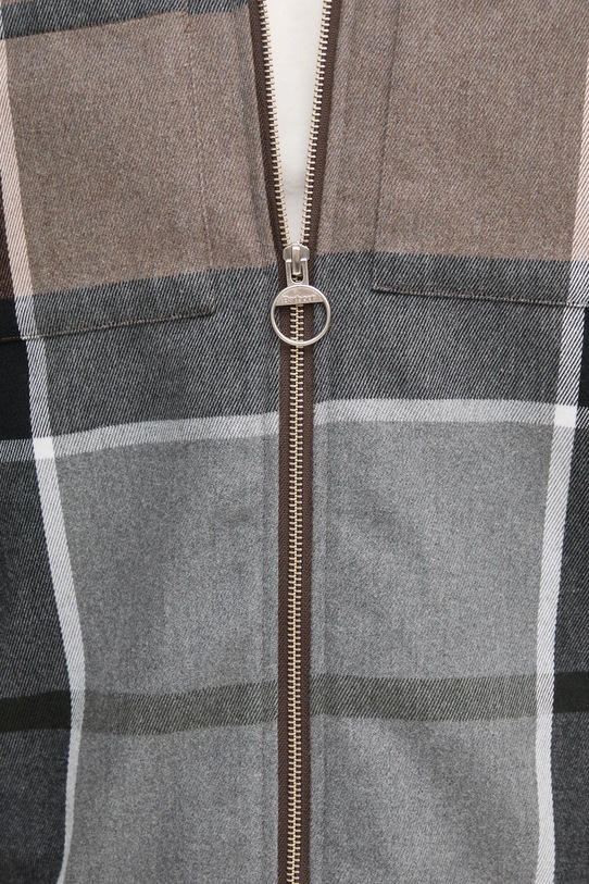 Bavlněná košile Barbour MOS0343TN65 hnědá SS25