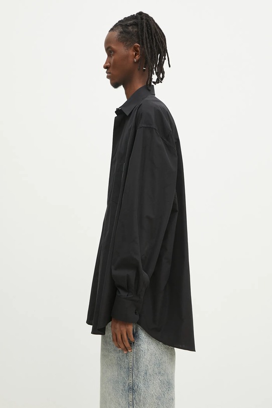 VETEMENTS camicia in cotone Monogram Classic UA66SH400B nero SS25