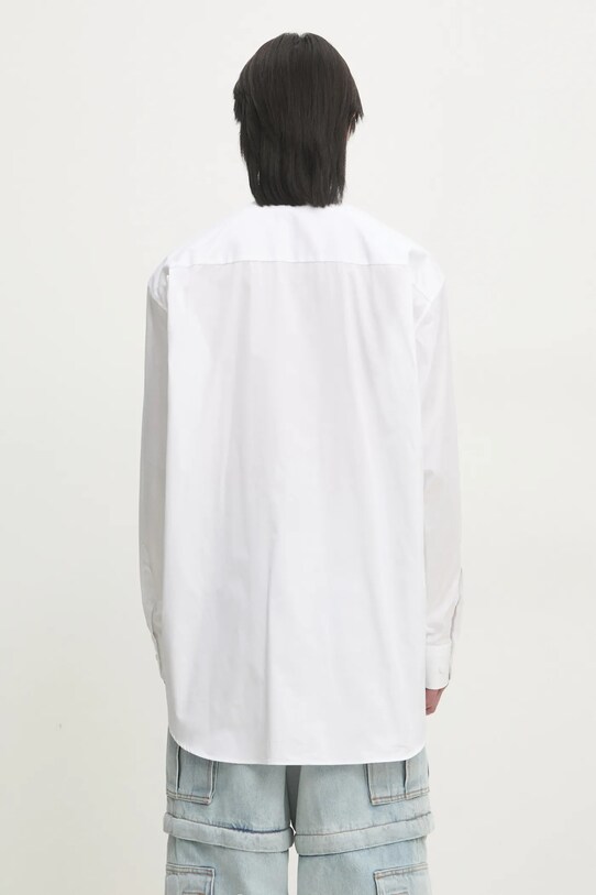 Odjeća Pamučna košulja VETEMENTS No Posts Classic UA66SH440W bijela