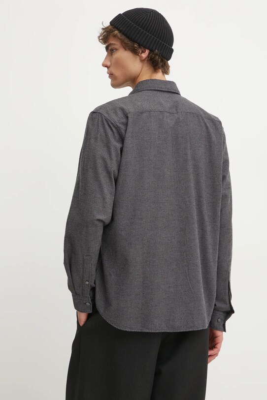 Odzież Marc O'Polo koszula bawełniana 431732242090 szary