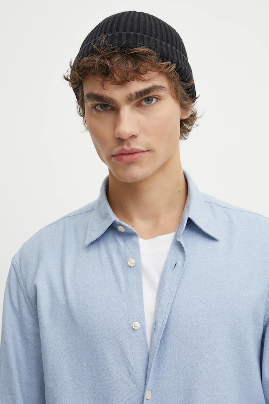 Хлопковая рубашка Marc O'Polo голубой 431732342118