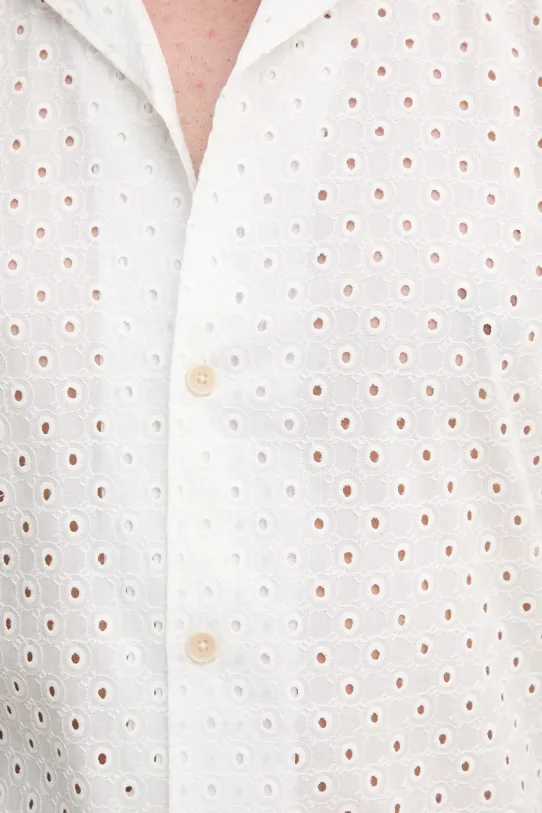 Lindbergh cămașă din bumbac 30.203569.WHITE alb