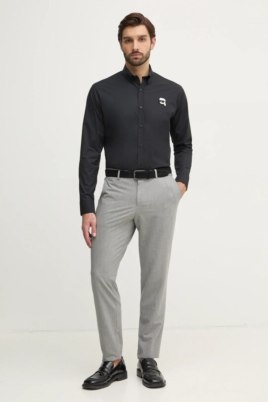 Odzież Karl Lagerfeld koszula 551671.605911 czarny
