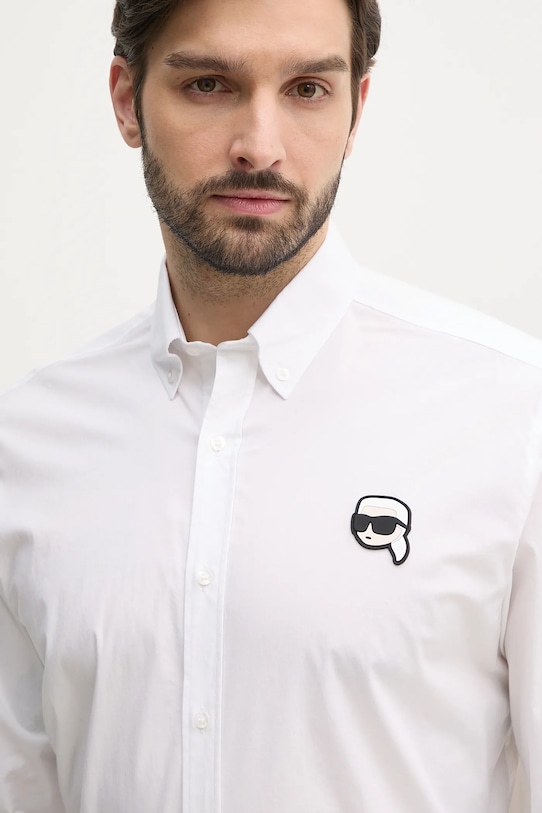 Πουκάμισο Karl Lagerfeld λευκό 552671.605911