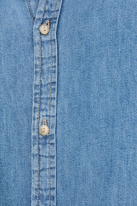 Джинсовая рубашка United Colors of Benetton 5RZKUQ001 голубой