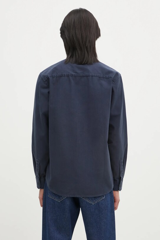 Clothing Carhartt WIP cotton shirt Longsleeve Bolton Shirt I030238.0NYGD navy