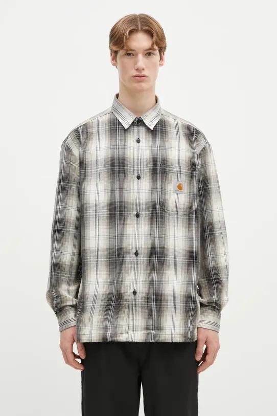 Риза Carhartt WIP Longsleeve Blanton Shirt стандартна бежов I034379.2MEXX