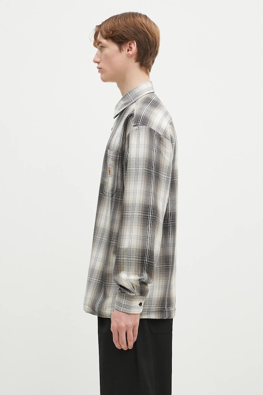 Риза Carhartt WIP Longsleeve Blanton Shirt I034379.2MEXX бежов SS25