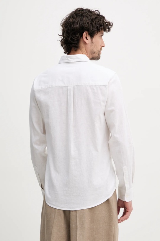 Odzież Pepe Jeans koszula lniana ARNAU PM308844 beżowy