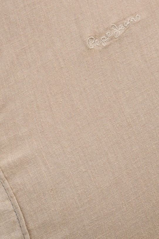 Lanena košulja Pepe Jeans ARNAU PM308844 bež