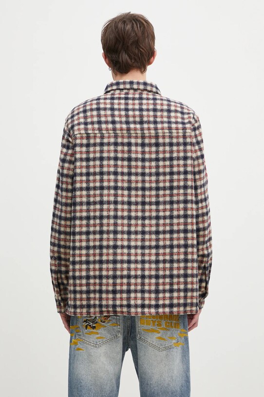 Îmbrăcăminte Billionaire Boys Club camasa din lână Check Shirt B24429 bej