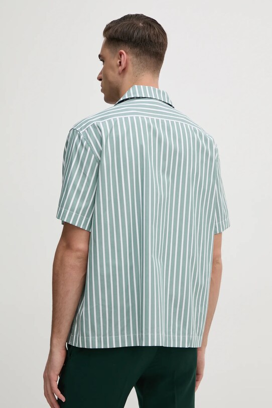 Ρούχα Πουκάμισο Lacoste CH9083 πράσινο