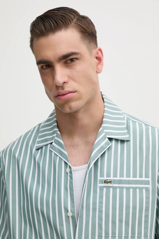 Košile Lacoste zelená CH9083