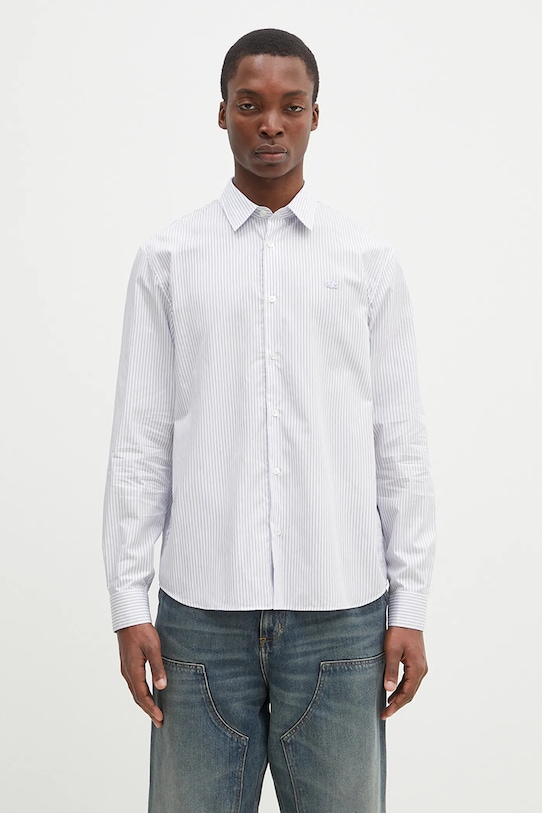 Lacoste camicia in cotone regolare blu CH9087