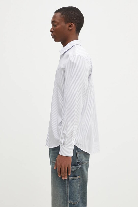 Lacoste camicia in cotone CH9087 blu SS25