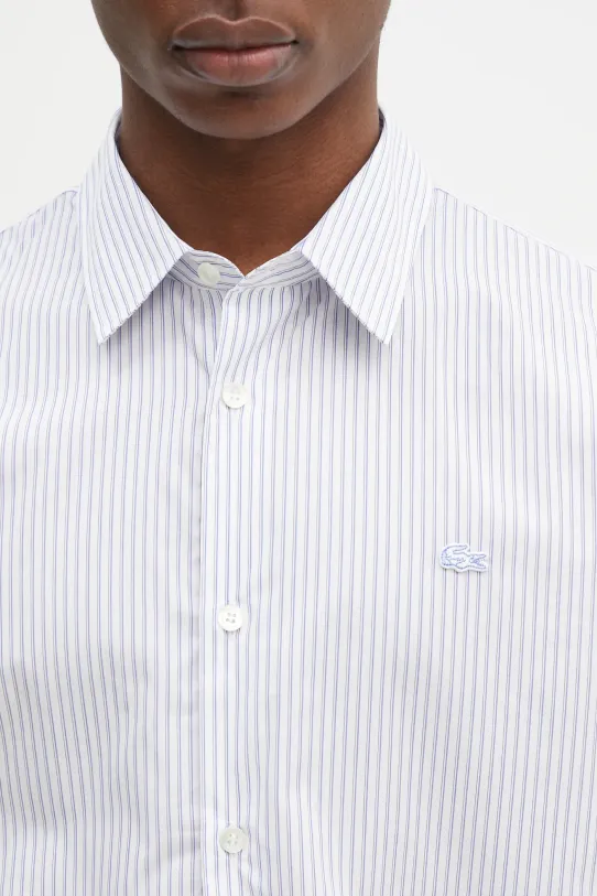 Lacoste camicia in cotone blu CH9087