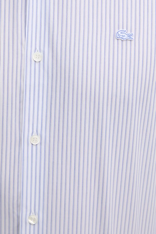 Бавовняна сорочка Lacoste CH9087 блакитний