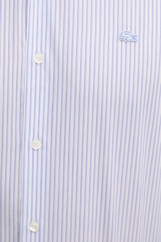 Lacoste koszula bawełniana CH9087 niebieski