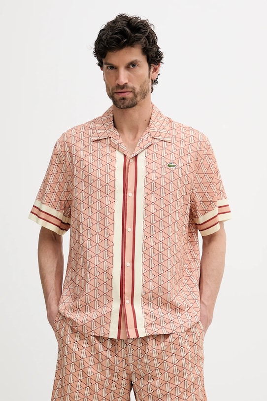 Lacoste koszula casual pomarańczowy CH9094