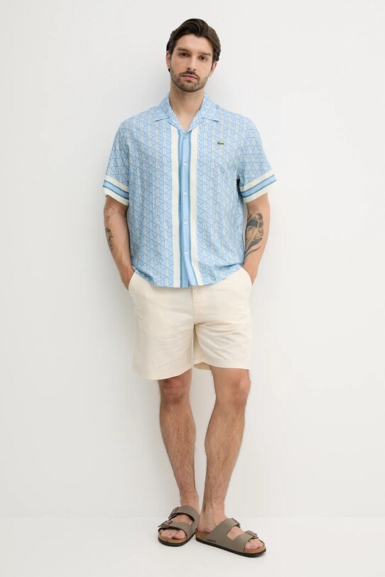 Lacoste koszula CH9094 niebieski SS25