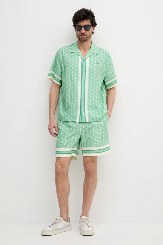 Košeľa Lacoste CH9094 zelená SS25